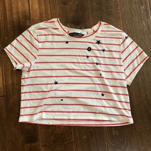 Striped crop top, xs, nwot